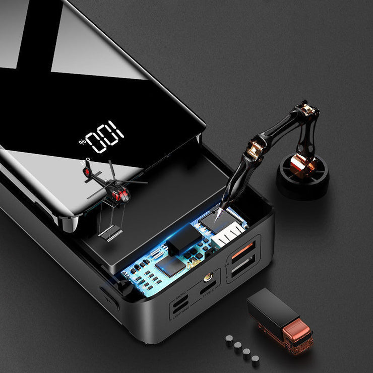 30,000mAh Power Bank – Ultra-High Capacity, Fast Charging